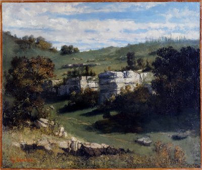 Landscape of the Jura by Gustave Courbet