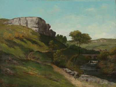Landscape near Maizières by Gustave Courbet