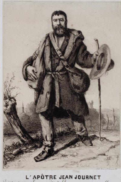 The Apostle Jean Journet Departing for the Conquest of Universal Harmony by Gustave Courbet