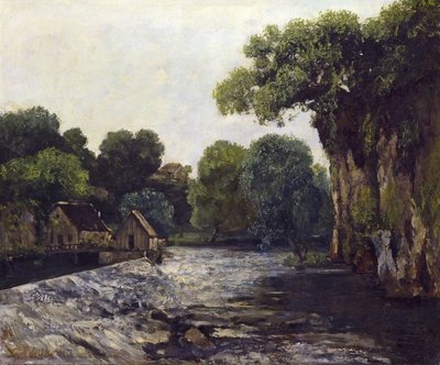 The Lock of the Loue by Gustave Courbet