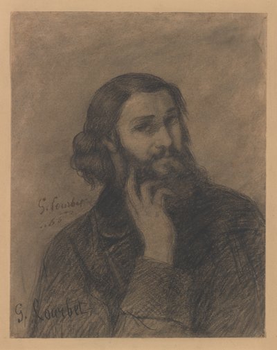 Self-Portrait by Gustave Courbet