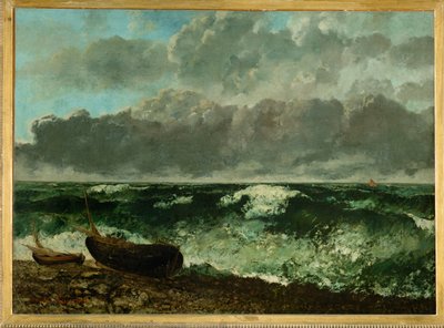 Stormy Sea by Gustave Courbet
