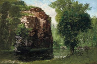 The Silent River by Gustave Courbet
