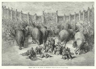 Captive Jews in the Circus at Alexandria by Gustave Dore