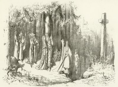 Devotion in the 5th and 6th Centuries - Fasting and Prayer by Gustave Dore