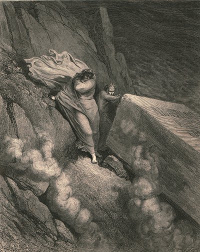 From the Profound Abyss, Behind the Lid of a Great Monument We Stood Retired, c1890 by Gustave Dore