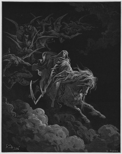 Gustave Dore Bible: The vision of death by Gustave Dore