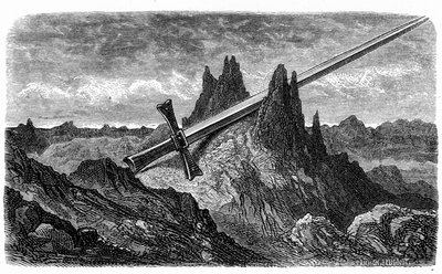 La Breche de Roland (engraving by Gustave Dore) by Gustave Dore