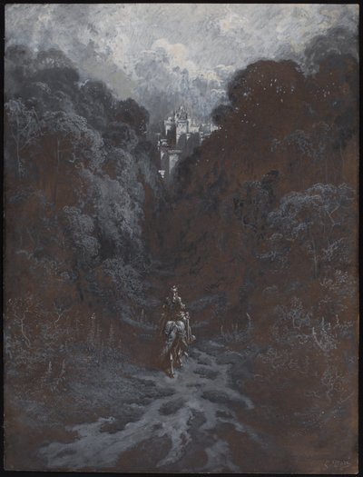 Sir Lancelot Approaching the Castle of Astolat by Gustave Dore
