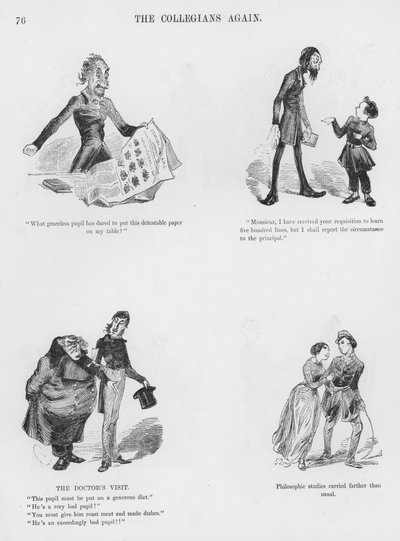 Sketches Humorous and Grotesque by Gustave Dore (engraving) by Gustave Dore