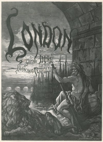 Title page for London by Gustave Dore