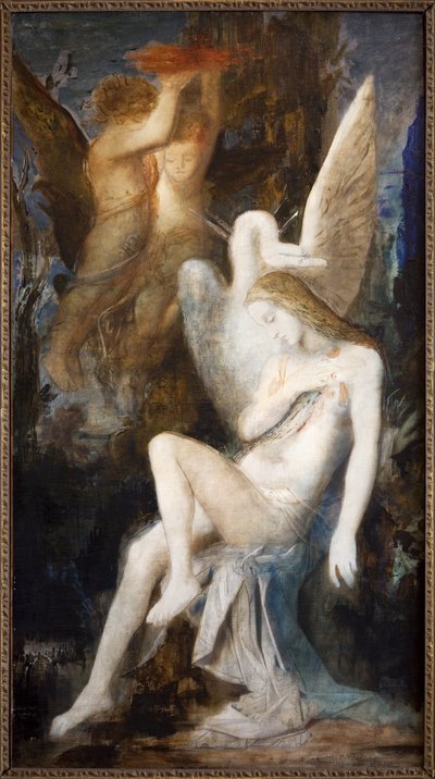 Leda and the Swan by Gustave Moreau