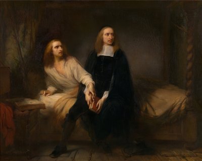 The De Witt Brothers in Captivity by Gustave or Gustaaf Wappers