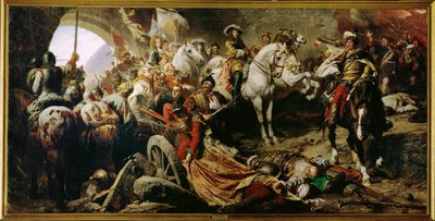 Recapture of Buda Castle from the Turks by Gyula (1844-1920) Benczur