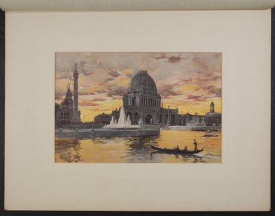 Administration Building, Evening Effect by H.D. Nichols
