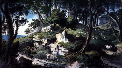 Landscape, with Cows and Sheep by H.F. 1751 1812 Aylesford