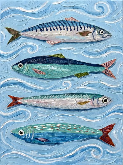Colorful Ocean Fish by HUGO