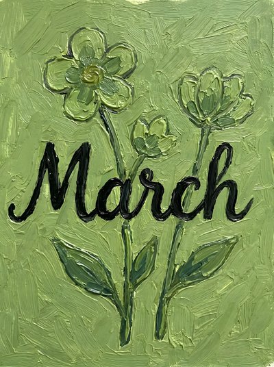 Green March Flowers by HUGO
