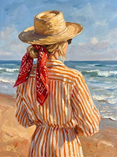 Straw Hat Beach Day by HUGO
