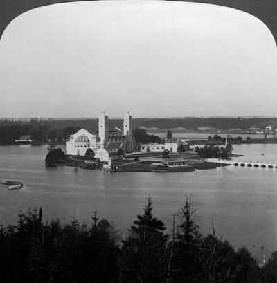 Lewis and Clark Exposition, Government Building, Guilds Lake, Portland, Oregon, USA, 1905 by H. C. White