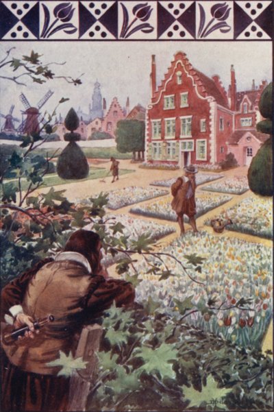 Boxtel Followed with Blazing Eye Each Step and Gesture of His Neighbour by H. Delaspre