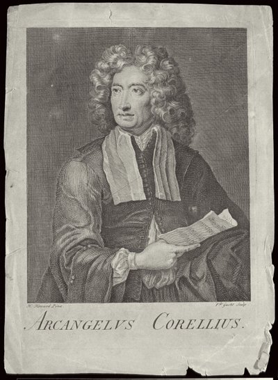 Arcangelo Corelli engraved by Van der Gucht by H. Howard