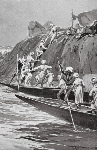 Job Charnock Founding Calcutta by H. M. (after) Burton