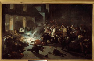 Assassination attempt on Napoleon III by Felice Orsini in Paris on January 14 by H. Vittori Romano