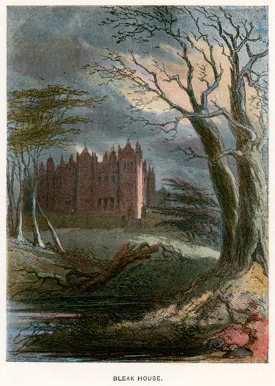 Illustration for Bleak House by Hablot Knight (1815-92) (after) Browne