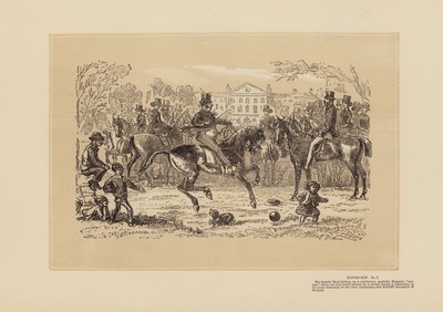 Rotten Row, No 3, Music and Memory by Hablot Knight (1815 92) Browne