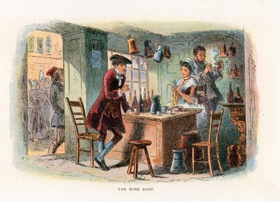 Illustration for A Tale of Two Cities by Hablot Knight Browne
