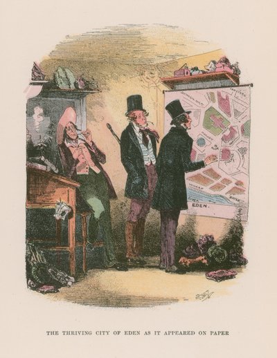 Illustration for Martin Chuzzlewit by Hablot Knight Browne