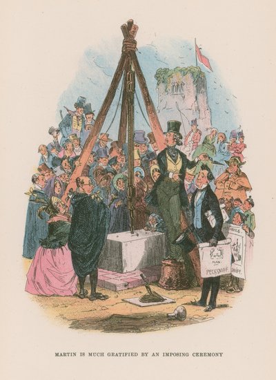 Illustration for Martin Chuzzlewit by Hablot Knight Browne