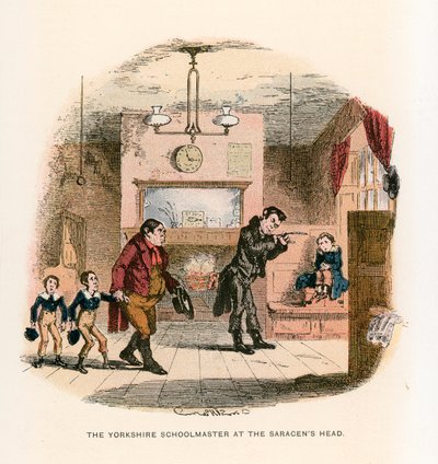 Illustration for Nicholas Nickleby by Hablot Knight Browne