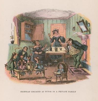 Illustration for Nicholas Nickleby by Hablot Knight Browne