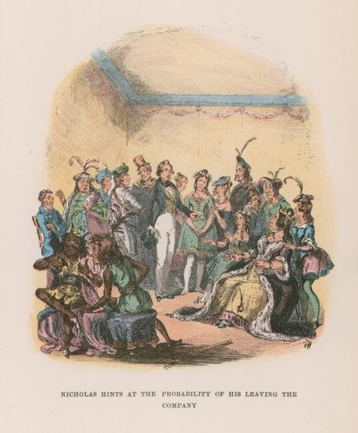Illustration for Nicholas Nickleby by Hablot Knight Browne