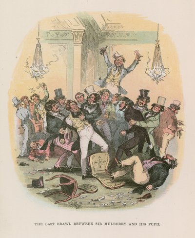 Illustration for Nicholas Nickleby by Hablot Knight Browne