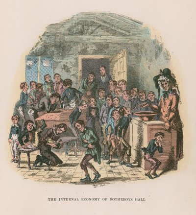 Illustration for Nicholas Nickleby by Hablot Knight Browne