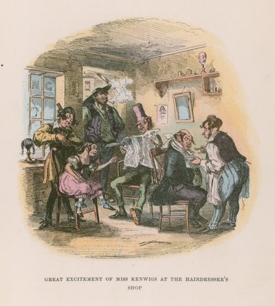 Illustration for Nicholas Nickleby by Hablot Knight Browne