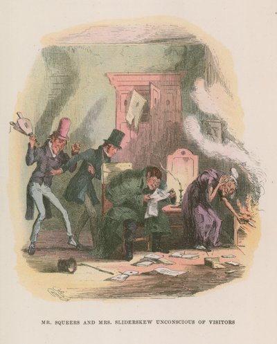 Illustration for Nicholas Nickleby by Hablot Knight Browne