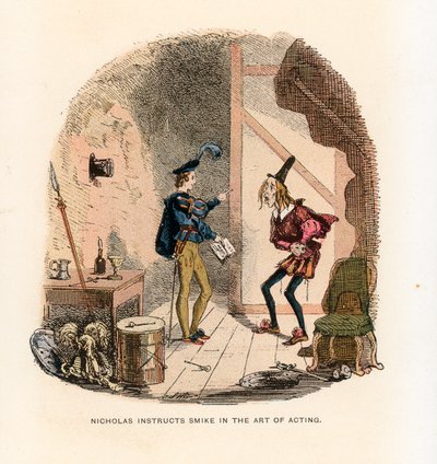 Illustration for Nicholas Nickleby by Hablot Knight Browne