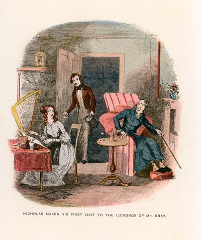 Illustration for Nicholas Nickleby by Hablot Knight Browne