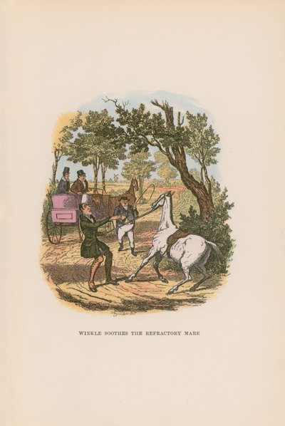 Illustration for Pickwick Papers by Hablot Knight Browne