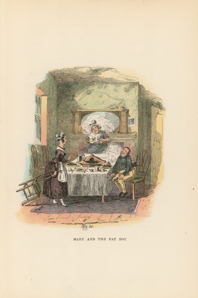 Illustration for Pickwick Papers by Hablot Knight Browne