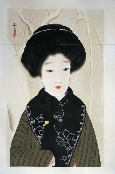 Close-up of a Woman by Hamada Josen