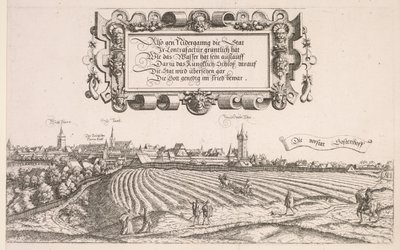 Panoramic View of Nuremberg: Right Portion by Hanns Lautensack