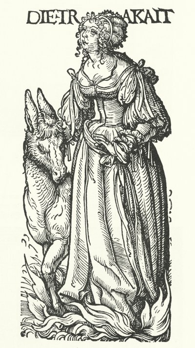 Sloth: one of the seven deadly sins by Hans (after) Burgkmair