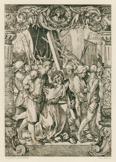 Jesus Christ, Climb to Calvary by Hans (after) Holbein the Younger