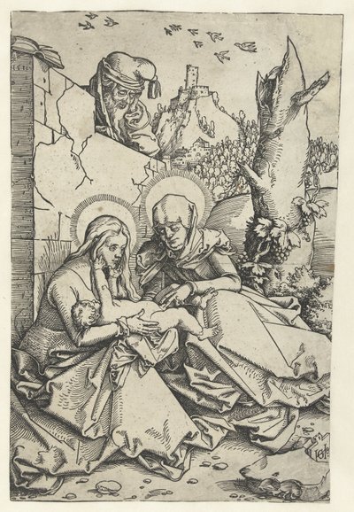 Mary and Child with Anna and Joseph by Hans Baldung Grien