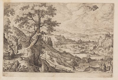 Plate 5, from Landscapes with Scenes from the Old and New Testament and Ovid